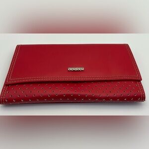 XOXO Scarlet Perforated Wallet